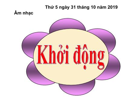 Bài giảng Âm nhạc Lớp 1 - Tuần 11, Bài: Học bài hát Đàn gà con - Năm học 2019-2020