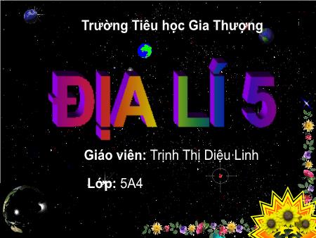 Bài giảng Địa lí Lớp 5 - Bài 25: Châu Mĩ - Trịnh Thị Diệu Linh