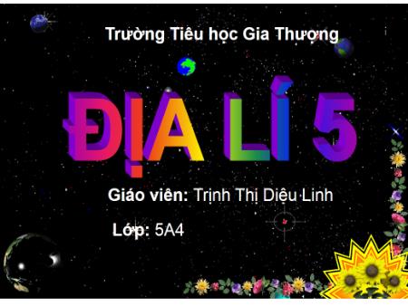 Bài giảng Địa lí Lớp 5 - Bài 26: Châu Mĩ (Tiếp theo) - Trịnh Thị Diệu Linh
