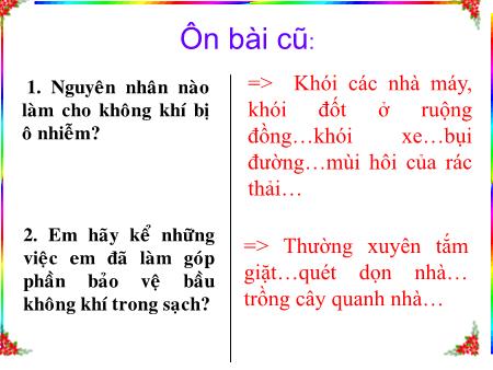 Bài giảng Khoa học Lớp 4 - Tuần 21, Bài: Âm thanh