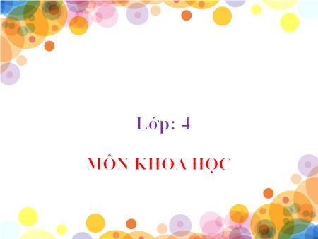Bài giảng Khoa học Lớp 4 - Tuần 23, Bài 46: Bóng tối - Năm học 2016-2017
