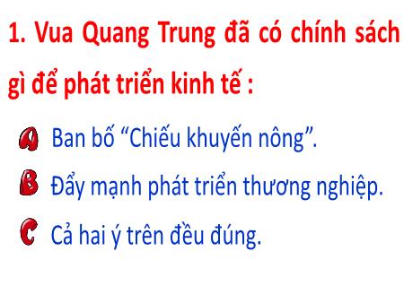 Bài giảng Lịch sử Lớp 4 - Tuần 31, Bài 27: Nhà Nguyễn thành lập