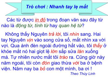 Bài giảng Luyện từ và câu Lớp 5 - Tuần 15, Bài: Mở rộng vốn từ Hạnh phúc Bài giảng Luyện từ và câu Lớp 5 - Tuần 15, Bài: Mở rộng vốn từ Hạnh phúc