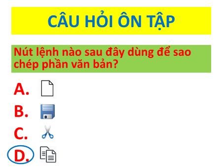 Bài giảng môn  Tin học Lớp 6 - Bài 16: Định dạng văn bản