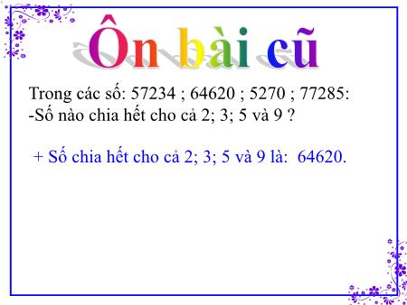Bài giảng môn Toán Lớp 4 - Tuần 19, Bài: Ki-lô-mét vuông Bài giảng môn Toán Lớp 4 - Tuần 19, Bài: Ki-lô-mét vuông