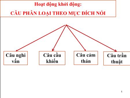 Bài giảng Ngữ văn Lớp 8 - Bài 21: Câu trần thuật
