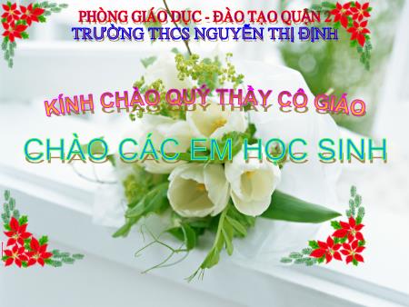Bài giảng Sinh học Lớp 6 - Tiết 38, Bài 31: Thụ tinh, kết hạt và tạo quả - Trương Thị Hồng Nhung