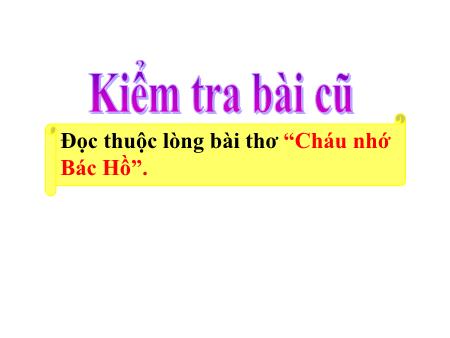 Bài giảng Tập đọc Lớp 2 - Tuần 31, Bài: Chiếc rễ đa tròn