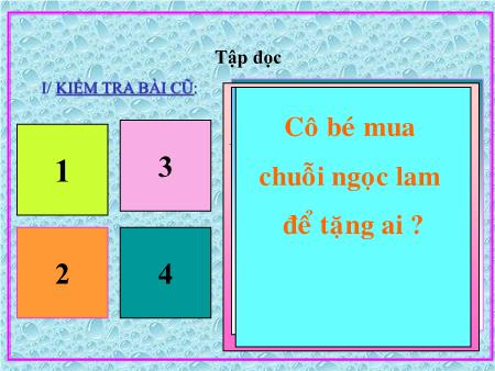 Bài giảng Tập đọc Lớp 5 - Tuần 14, Bài: Hạt gạo làng ta