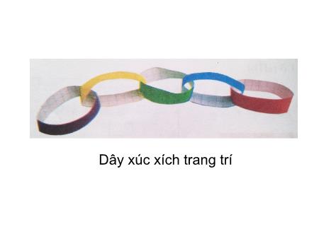 Bài giảng Thủ công Lớp 2 - Tuần 25, Bài: Làm dây xúc xích trang trí