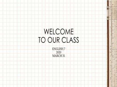 Bài giảng Tiếng Anh Lớp 7 - Unit 10: Health and hygiene - Năm học 2020-2021