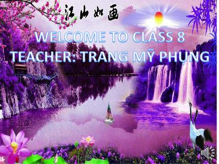 Bài giảng Tiếng Anh Lớp 8 - Unit 11: Traveling around Viet Nam - Lesson: Language focus - Trang Mỹ Phụng