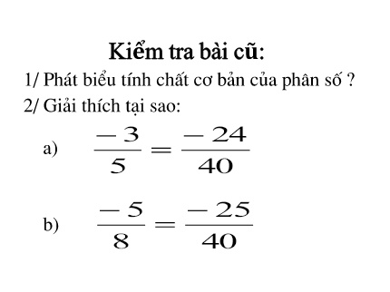 Bài giảng Toán 6 - Tuần 23, Bài 5: Quy đồng mẫu nhiều phân số