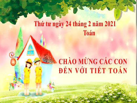 Bài giảng Toán Lớp 1 - Tiết 2, Bài: Chục, đơn vị - Năm học 2020-2021