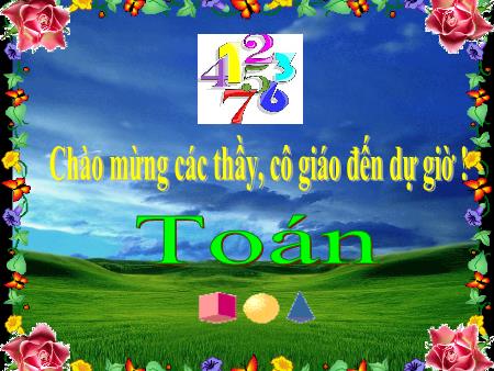 Bài giảng Toán Lớp 3 - Bài: Bảng nhân 6