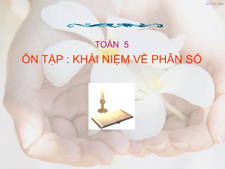 Bài giảng Toán Lớp 5 - Bài: Ôn tập khái niệm về phân số