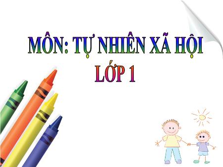 Bài giảng Tự nhiên và xã hội Lớp 1 - Bài 8: Ăn uống hàng ngày