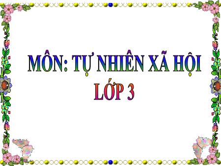 Bài giảng Tự nhiên và xã hội Lớp 3 - Tuần 2, Bài: Vệ sinh hô hấp
