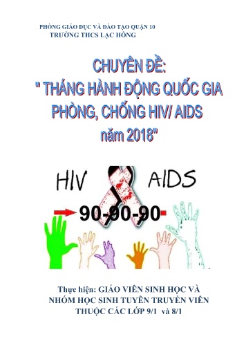 Chuyên đề Tháng hành động quốc gia phòng, chống HIV/AIDS năm 2018