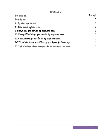 Đề tài Quả cầu đo độ mặn của nước