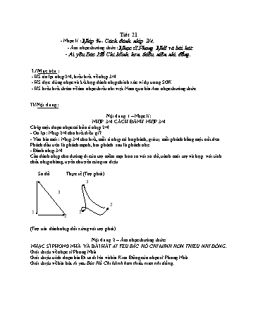 Giáo án Âm nhạc Lớp 6 - Tiết 21 đến Tiết 26