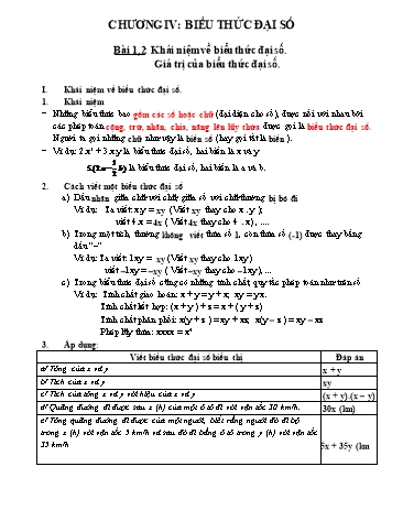 Giáo án Toán Lớp 7 - Tuần 23