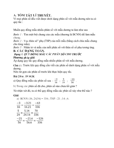 Tài liệu Ôn tập Toán 6 - Phần 6